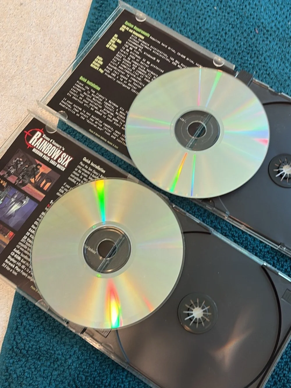 VINTAGE Two Disc- Rainbow Six and Rainbow Six: Mission Pack - Eagle Watch CD-ROM